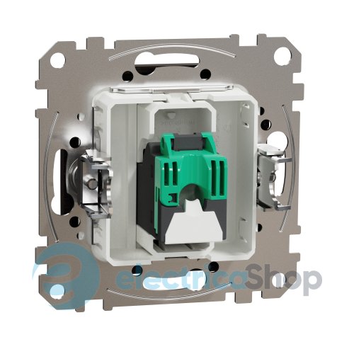 Комп'ютерна розетка RJ45 кат. 5е UTP SE Sedna Elements SDD181451 венге