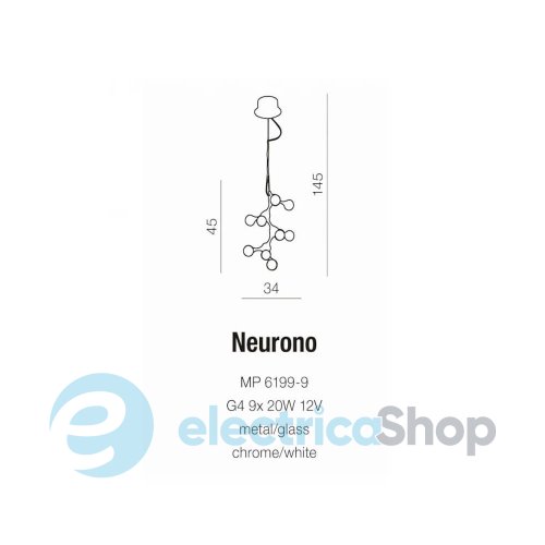 Підвісний світильник Azzardo AZ0109 Neurono