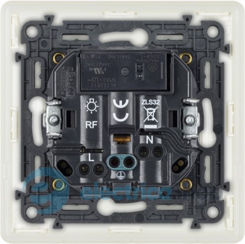 Умная розетка с з/к 16А/230В со шторками Valena Life with Netatmo 752294, слоновая кость