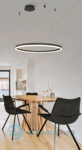 Підвісний світильник AZzardo HALO PENDANT 100 BK AZ4963