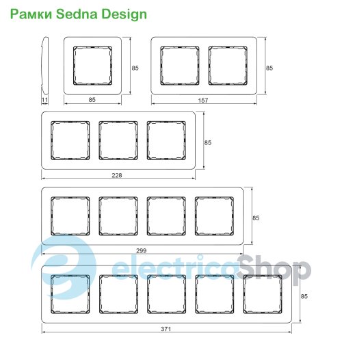 Рамка 2-я. SE Sedna Design SDD311802 белый