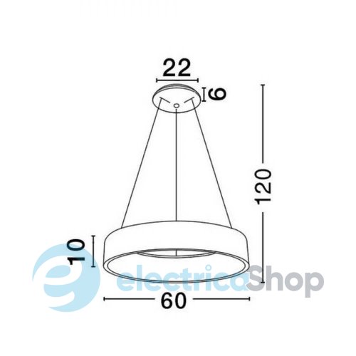 Підвісна люстра Nova Luce 6167203 Rando