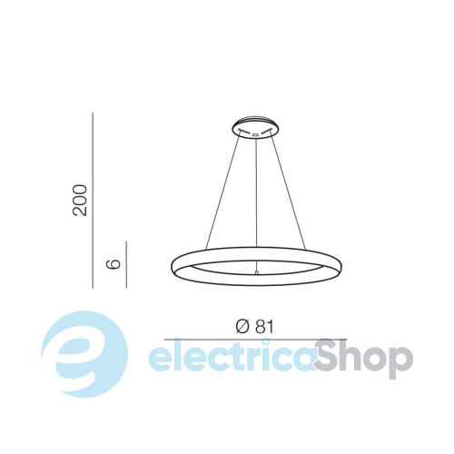 Подвесной светильник AZzardo ANTONIO PENDANT 81 CCT CO + REMOTE CONTROL AZ5065