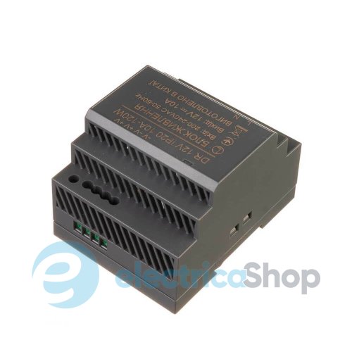 Блок питания AVT для светодиодных лент на DIN-рейку 12V 10А 120W IP20 DR (1021421)