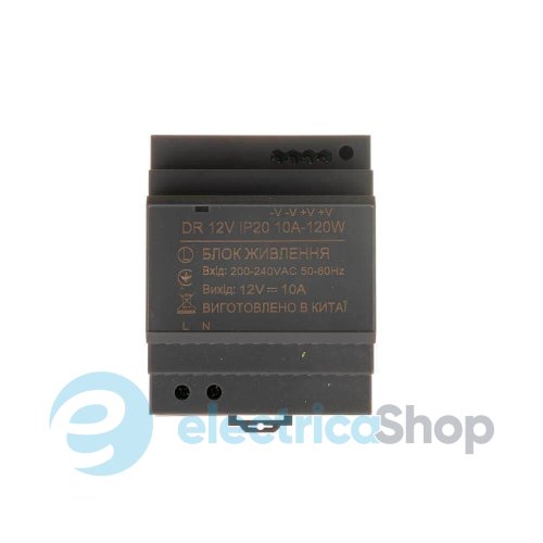 Блок питания AVT для светодиодных лент на DIN-рейку 12V 10А 120W IP20 DR (1021421)