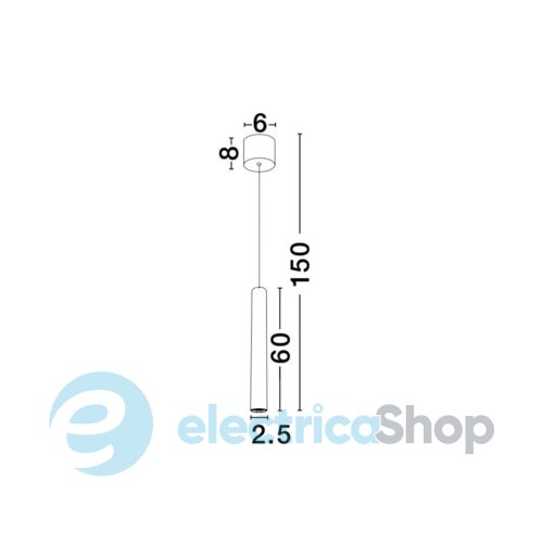 Підвісний світильник Nova Luce 9184022 Ultrathin