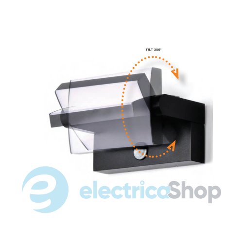 Уличный светильник AZzardo DURANTE IP54 SENSOR 4000K BK AZ5340