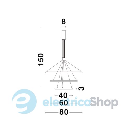Підвісний світильник Nova Luce 9175108 EMPATIA
