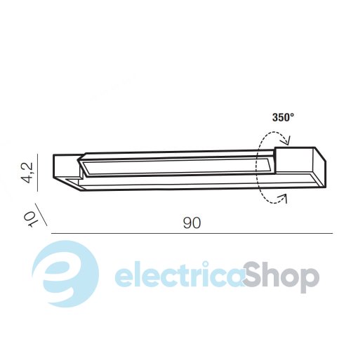 Підсвічування Azzardo DALI 90 4000K GOLD AZ5248