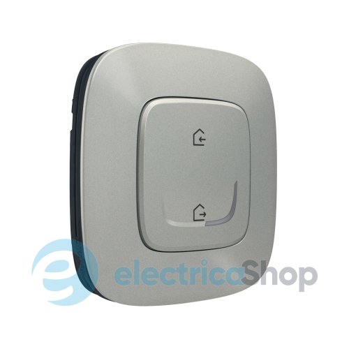 Главный выключатель «Я дома / Я вне дома» Valena Allure with Netatmo 752786, алюминий