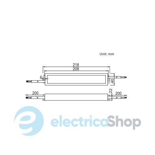 Блок питания 24V 100Вт IP67 JINBO JLV-24100KA-L герметичный, алюминиевый корпус (12870)