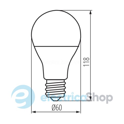 Лампа светодиодная Kanlux RGB 2700K-6500K E27 Smart 180°, 33642