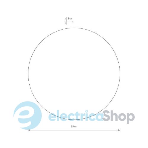Настенный светильник Nowodvorski Ring L LED 3000K 640Lm 10348