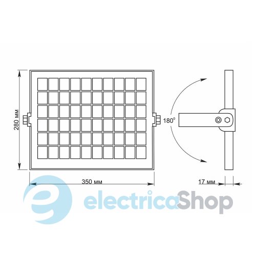 Світлодіодний прожектор VIDEX LED 20W 600Lm 5000K 3,2V (VL-FSO-205) 25742 на сонячній панелі з пульт