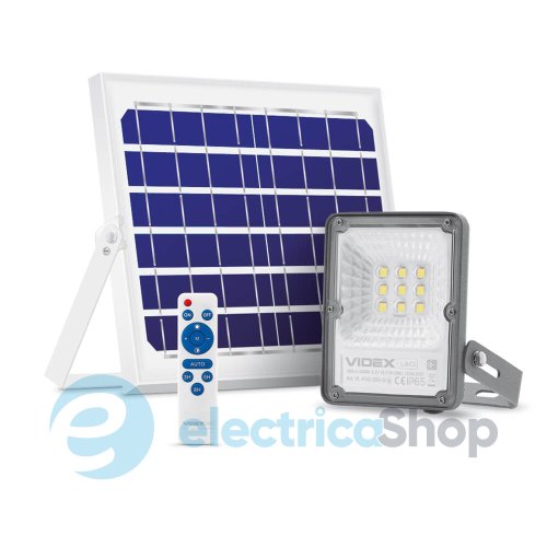 LED прожектор автономный VIDEX 600Lm 5000K сенсорный