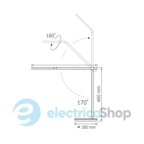 LED-лампа настільна VIDEX VL-TF15W 20W 4100K (26905)