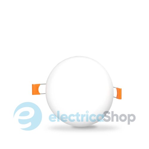 Вбудований світильник VIDEX LED 9W 4100K VL-DLFR-094 (25138) безрамковий