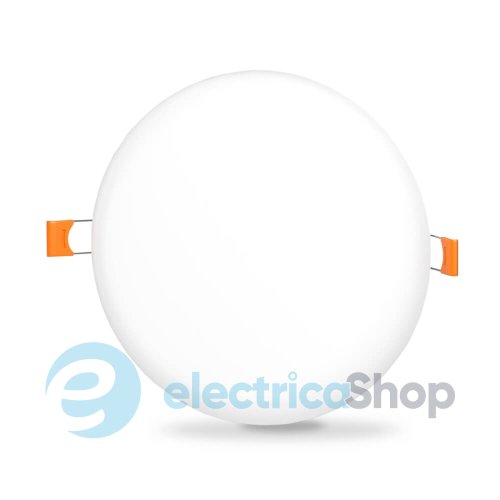 LED світильник безрамковий круглий VIDEX 24W 4100K VL-DLFR-244