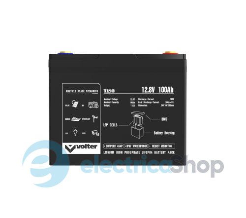 АКБ Volter LiFePO4 TE 12100 (12V 100Ah 1.2KWH)