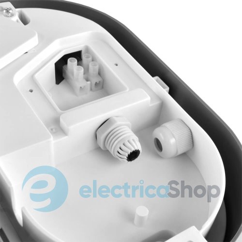 LED світильник IP65 овальний VIDEX 15W 5000K сірий VL-BH12O-155