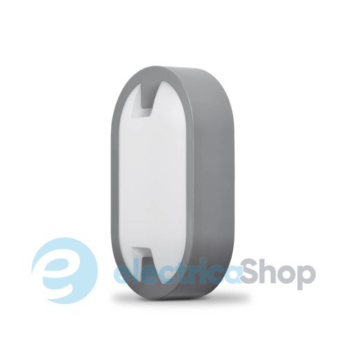 LED світильник IP65 овальний VIDEX 15W 5000K сірий VL-BH12O-155