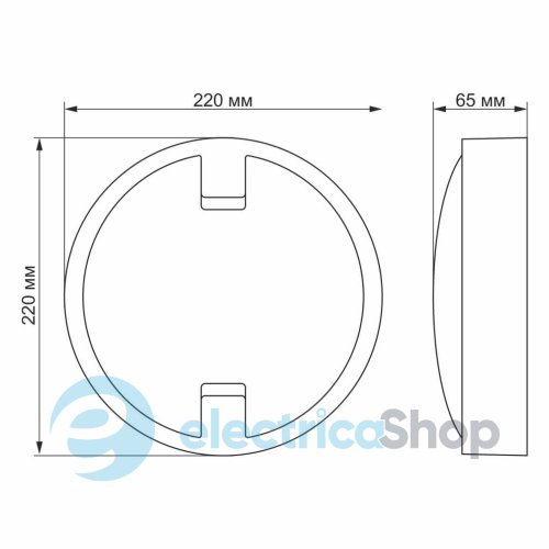 Світильник VIDEX ЖКГ LED IP65 18W 5000K VL-BH12R-185 (25806)