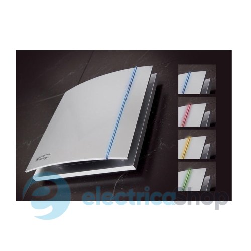 Вентилятор S&P SILENT-100 CZ DESIGN - 3C 230V 50, клапан