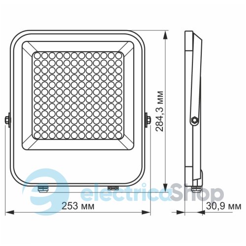 LED прожектор PREMIUM VIDEX F2 100W 5000K