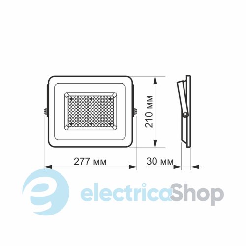 LED прожектор VIDEX F2e 100W 5000K