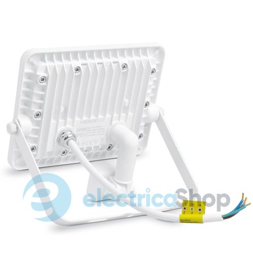 LED прожектор VIDEX F2e 30W 5000K VL-F2e305W-S 26265 з датчиком руху та освітленості
