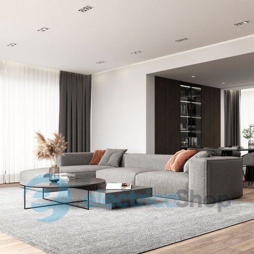 Точечный встраиваемый светильник Skarlat SUIL RGL7115-2 2х12W WH+BK 4000K