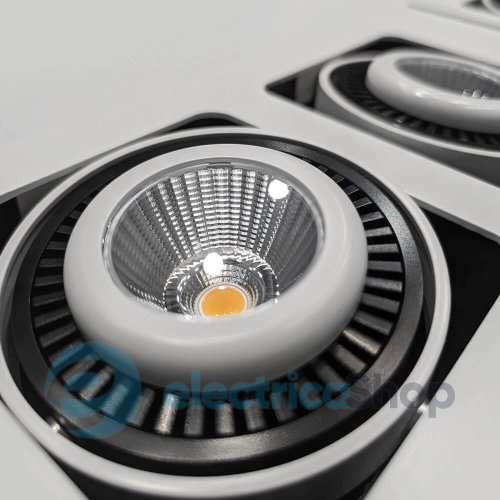 Точечный встраиваемый светильник Skarlat SUIL RGL7115-3 3х12W WH+BK 3000K