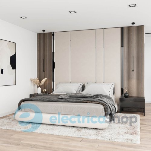 Точечный встраиваемый светильник Skarlat SUIL RGL7116-3 3х18W WH+BK 3000K