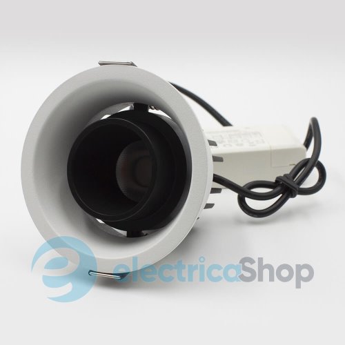 Точечный встраиваемый светильник Skarlat BINOCO RSL74090-1 1х10W WH+BK 4000K