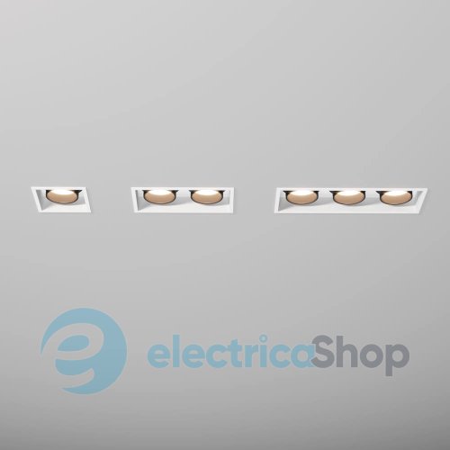 Точечный встраиваемый светильник Skarlat BINOCO RSL74092-1 1х10W WH+BK 4000K
