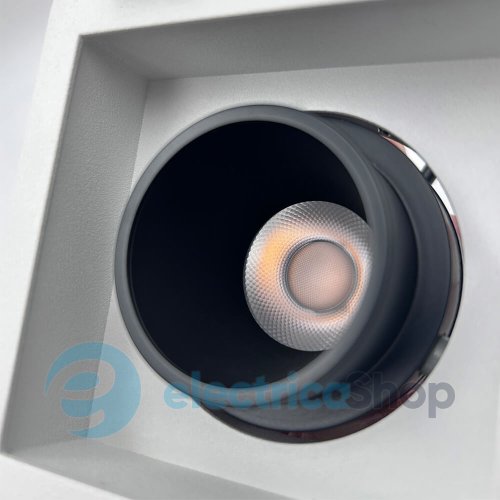 Точечный встраиваемый светильник Skarlat BINOCO RSL74092-1 1х10W WH+BK 4000K