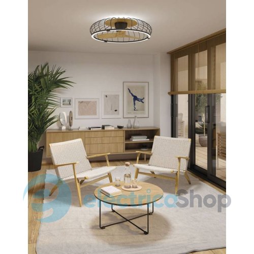 Люстра-вентилятор Mantra NATURE LED CEILING 75W FAN 30W 7808