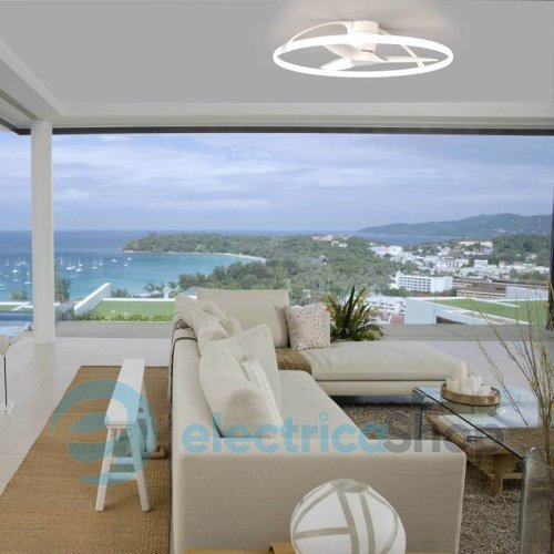 Люстра-вентилятор Mantra NEPAL LED CEILING 75W FAN 35W 7530