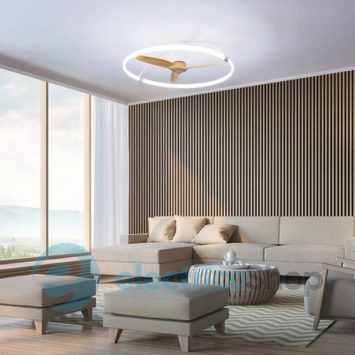 Люстра-вентилятор Mantra NEPAL LED CEILING 75W FAN 35W 7532