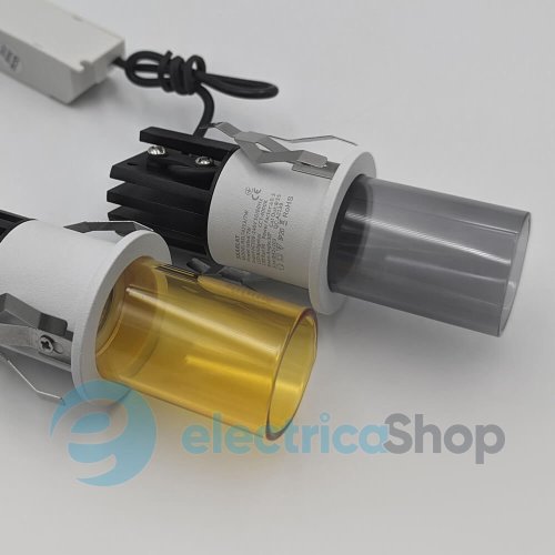 Вбудований світильник Skarlat GLASY RSL74213 7W WH+AM 3000K