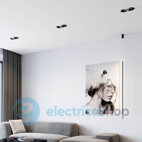 Встраиваемый светильник Skarlat BIANQ RSL74230 7W BK+WH 3000K