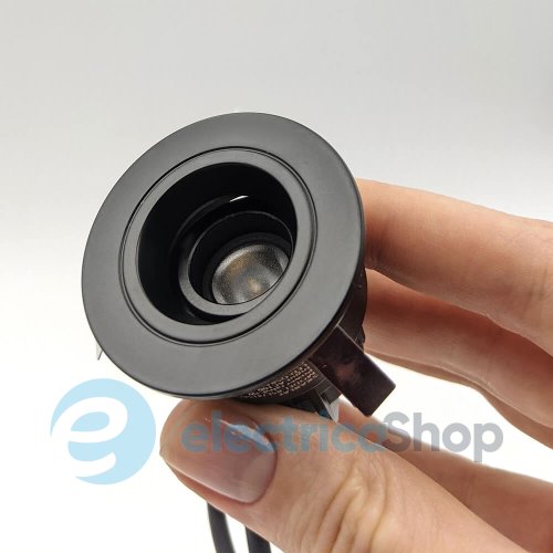 Вбудований світильник Skarlat CANIS RSL74158 3W BK 3000K
