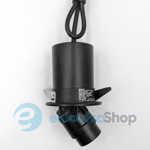 Вбудований світильник Skarlat CANIS RSL74162 3W BK 3000K