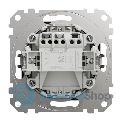 Вимикач 1картковий (готельний) для серії Sedna Elements Schneider Electric SDD181121 венге