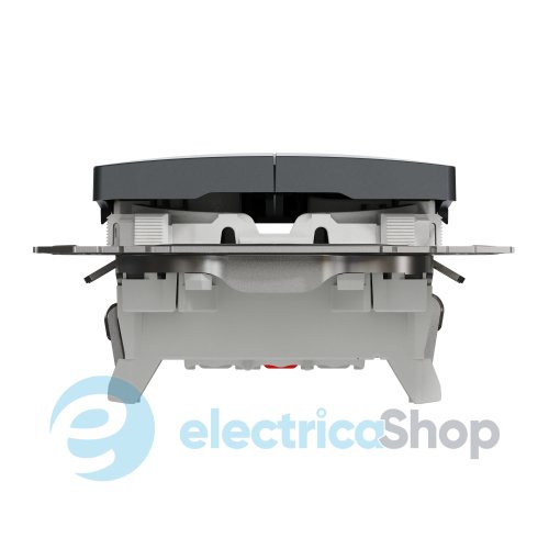 Кнопочный 2-кл выключатель 10A SE Sedna Design SDD114118 черный