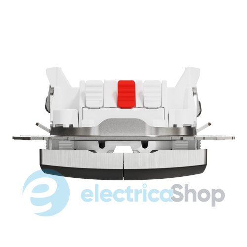 Вимикач кнопковий 2-кл. для серії Sedna Elements Schneider Electric SDD170118 алюміній матовий
