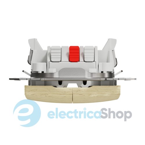 Вимикач кнопковий 2-кл. для серії Sedna Elements Schneider Electric SDD180118 береза