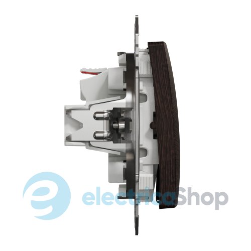 Вимикач кнопковий 2-кл. для серії Sedna Elements Schneider Electric SDD181118 венге