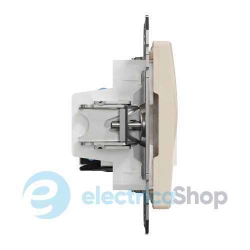Розетка телекоммуникационная RJ45+RJ11 6UTP SE Sedna Design SDD112468 бежевый