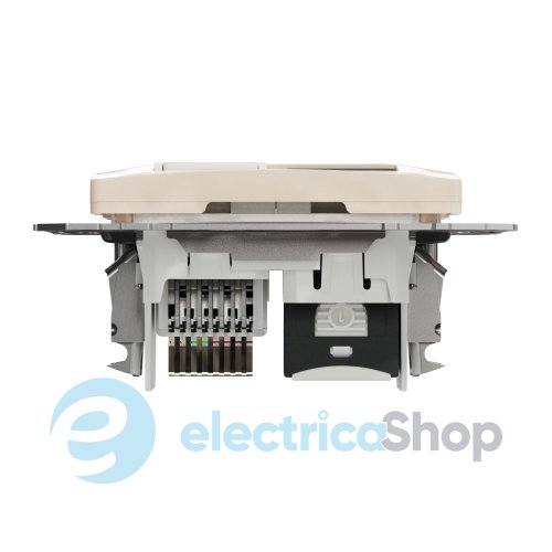 Розетка телекоммуникационная RJ45+RJ11 6UTP SE Sedna Design SDD112468 бежевый